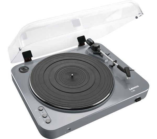 LENCO L-85 Belt Drive Turntable - Grey