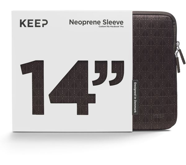Keep Ke Alsparo14 Jcm 14 Macbook Pro Sleeve Brown
