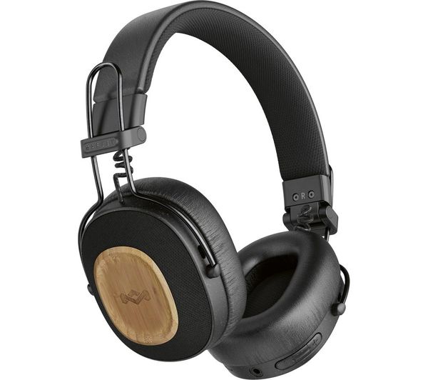 House Of Marley Positive Vibration Riddim Wireless Bluetooth Noise Cancelling Headphones Black
