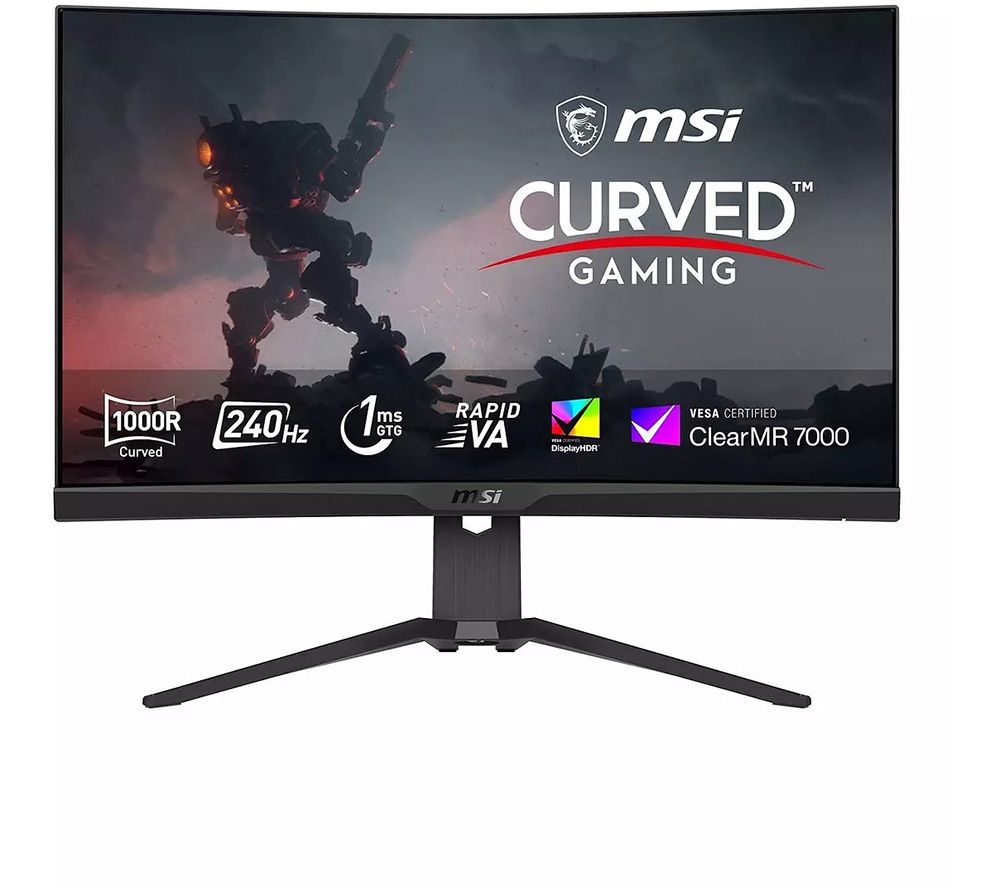 MPG 275CQRXF Quad HD 27" Curved Rapid VA LCD Gaming Monitor - Black
