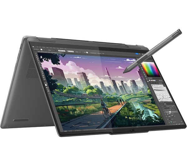 Yoga 7 14" 2 in 1 Refurbished Laptop - Ryzen 7, 512 GB SSD, Grey (Very Good Condition)