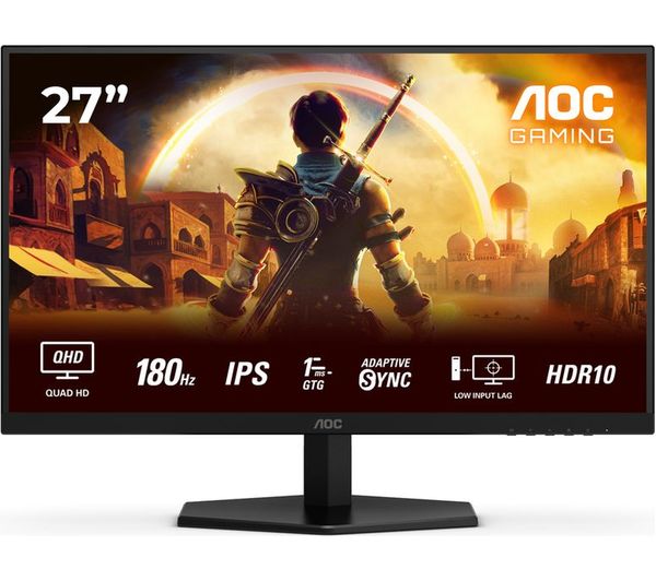 Aoc Q27g42xe Quad Hd 27 Ips Lcd Gaming Monitor Black