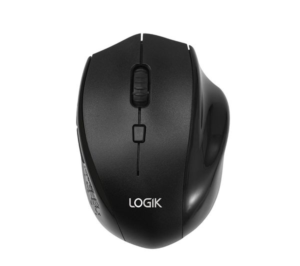 Logik Lcfwlm26 Wireless Optical Mouse Black
