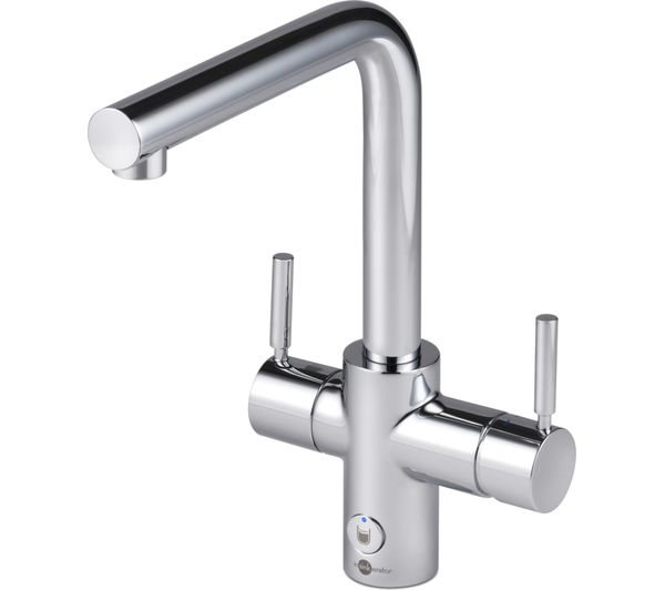 Insinkerator 4 In 1 Touch L Shape Steaming Hot Water Tap Chrome