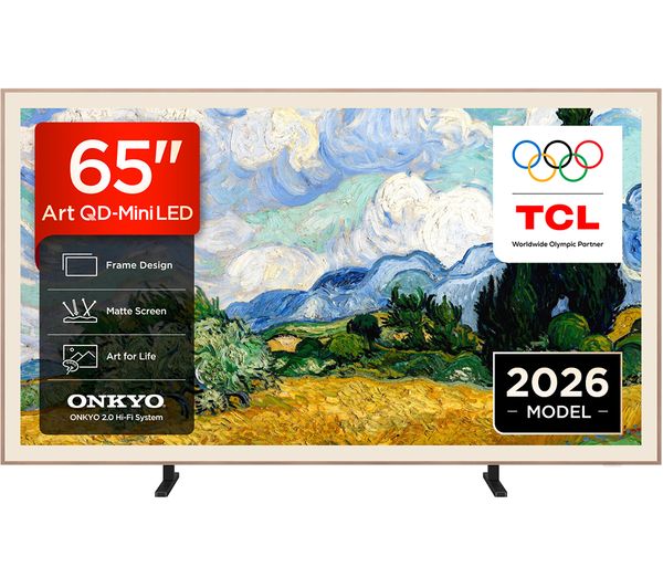 An image of TCL NXTVISION A400 Pro 65" QLED 4K HDR Smart Google TV - 65A400 PRO-UK