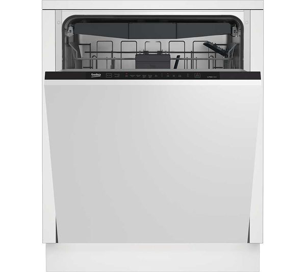 An image of BEKO bPRO 500 BDIN16550 Full-size Fully Integrated Dishwasher