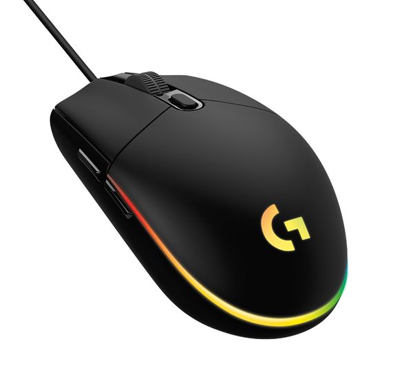 An image of LOGITECH G102 Lightsync Optical Gaming Mouse - Black