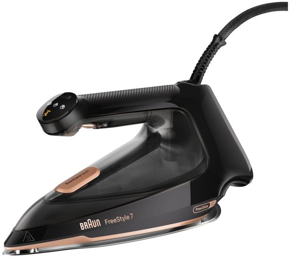 An image of BRAUN FreeStyle 7 FI7276BK Steam Iron - Black