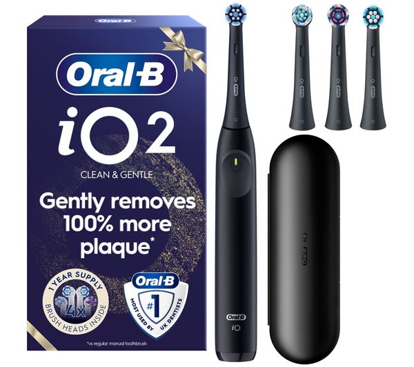 An image of ORAL-B iO2 Electric Toothbrush Gift Pack - Black