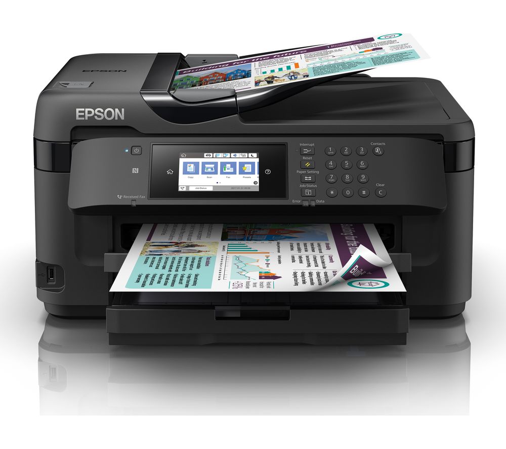 EPSON WorkForce WF-7715DWF All-in-One Wireless A3 Inkjet Printer with Fax specs