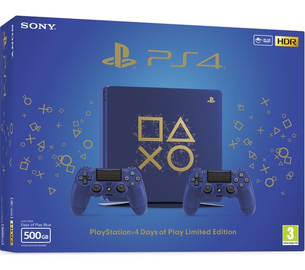 SONY PlayStation 4 Slim Days of Play Limited Edition 500 GB P4HEHWSNY43147 Currys Business