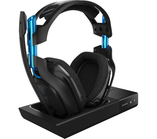 ASTRO A50 Wireless 7.1 Gaming Headset & Base Station - Black, Black