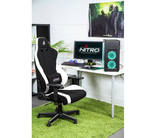 Buy Nitro Concepts S300 Gaming Chair White Free Delivery Currys