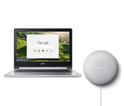 ACER R 13 CB5 2 in 1 Chromebook & Google Chalk Nest Mini (2nd Gen) Bundle