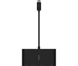 AVC004btBK USB Type-C Multimedia Adapter & 100 W Power Pass Through