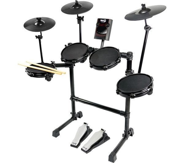 Buy Rockjam Ddmesh1000 Electronic Drum Set - Black 