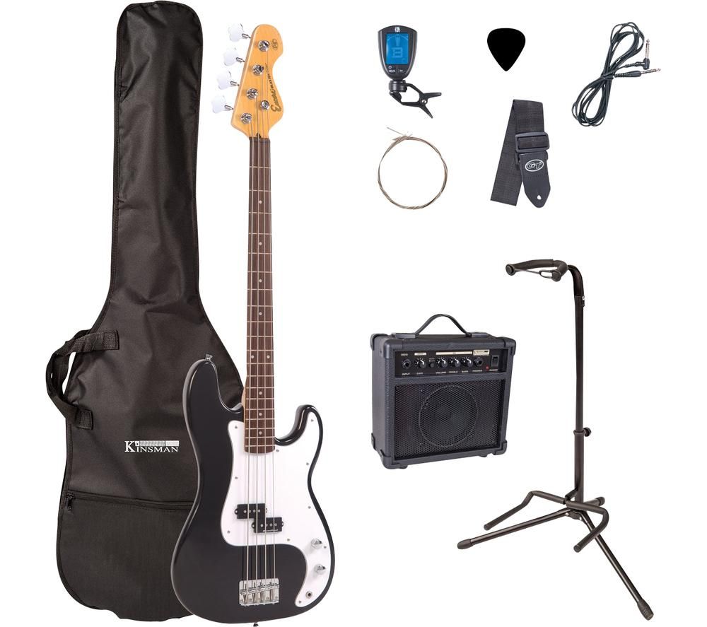 Buy ENCORE Blaster Series E4 EBPE4BLK Electric Bass Guitar Kit Black