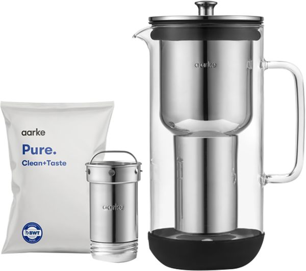 Aarke Purifier Water Filter Jug Stainless Steel