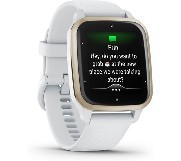 GARMIN -  【美品】 GARMIN VENU SQ 2 WHITE/CREAM GOLD Venu Sq 2 | スマートウォッチ | Garmin 日本