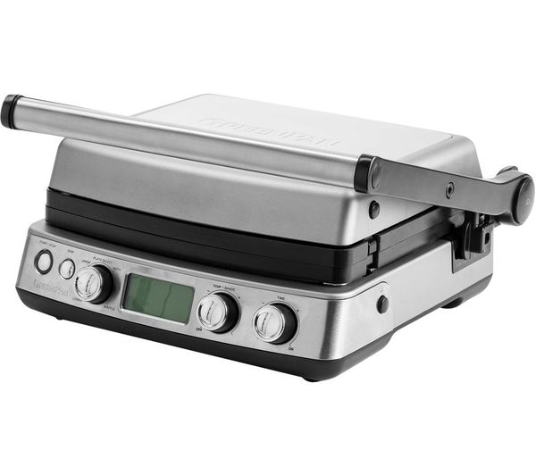 An image of GREENPAN CC006585-001 Contact Grill - Stainless Steel