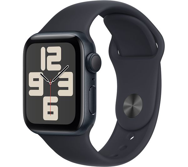 Image of APPLE Watch SE (2023) - 40 mm Midnight Aluminium Case with Midnight Sports Band, M/L