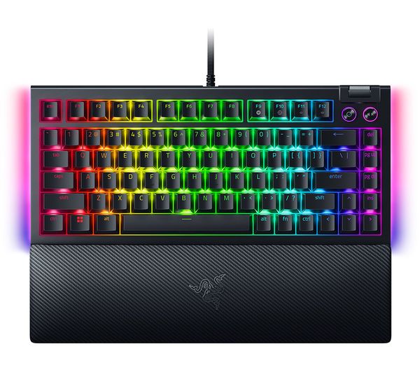 RAZER BlackWidow V4 75% Mechanical Gaming Keyboard - Black