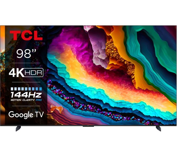 Tcl 98p745k 98 Smart 4k Ultra Hd Hdr Led Tv With Google Assistant
