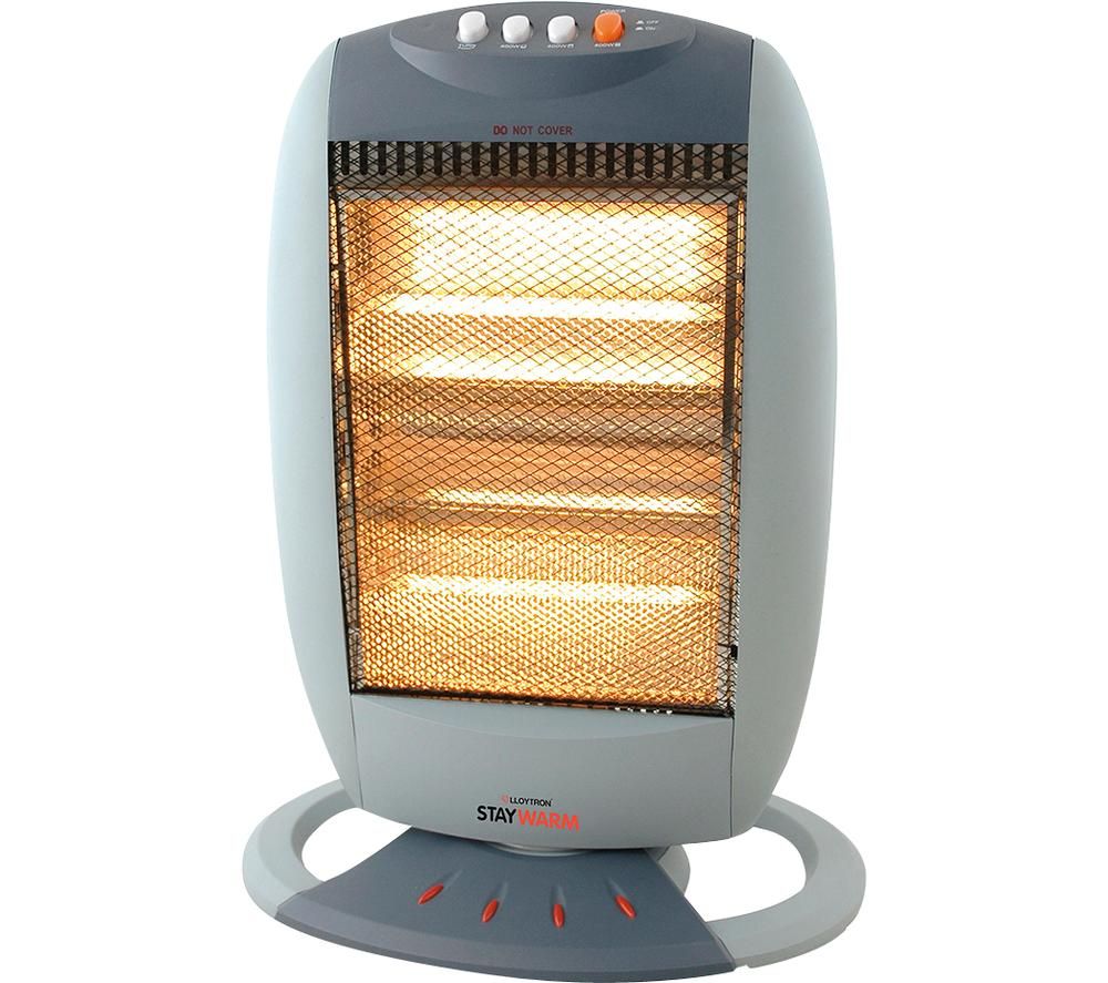 StayWarm F2106GR Portable Halogen Heater - Grey