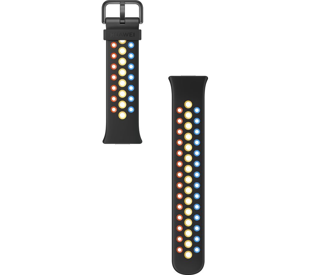 Watch Fit 3 Fluoroelastomer Strap - Vibrant Black