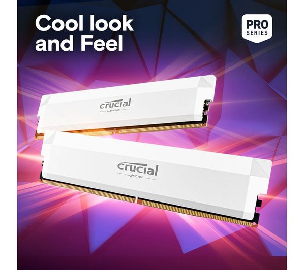 CRUCIAL Pro Overclocking 32 GB 6000 MHz DDR5 Memory Kit - 16 GB x 2 ...