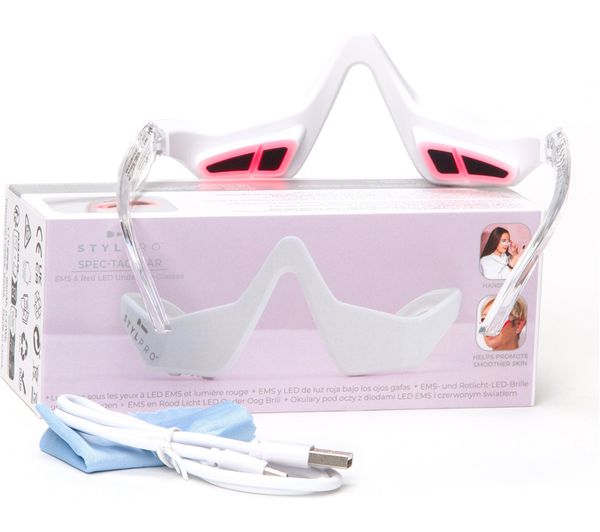 Stylpro Spectacular Ems Red Light Therapy Glasses White