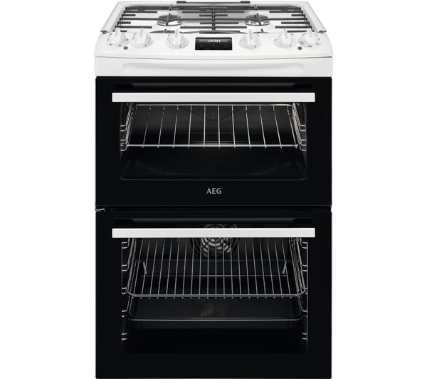 AEG 5000 SurroundCook CKX6540ACW 60 cm Dual Fuel Cooker - White
