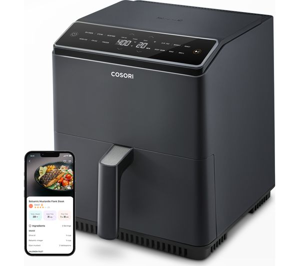 Cosori  Dual Blaze Smart Air Fryer Dark Grey
