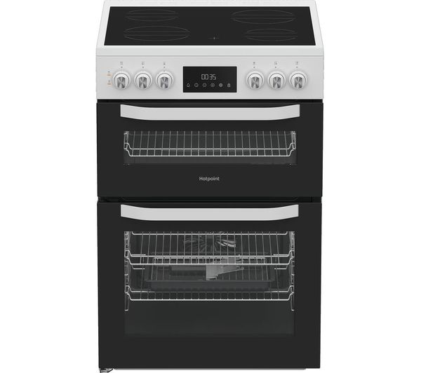 Hotpoint Hte6vdcw 60 Cm Electric Ceramic Cooker White