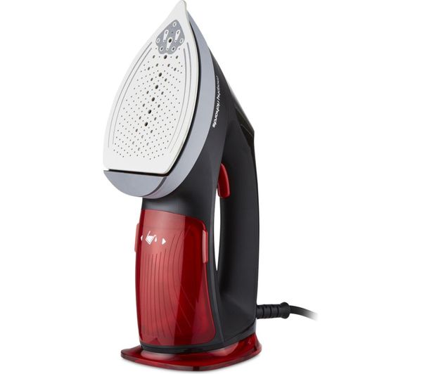 Morphy Richards Turbosteam 361001 2 In 1 Garment Steamer Iron Black Red Morphy Richards Turbosteam 361001 2 In 1 Garment Steamer Iron Black Red