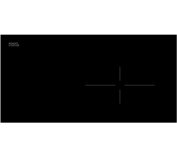 An image of SMEG SE484EMTD 77 cm Electric Ceramic Hob - Black