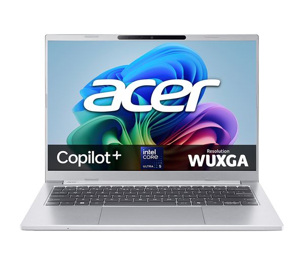 An image of ACER Aspire 14 AI 14" Laptop - Intel® Core™ Ultra 5 Series 3, 512 GB SSD, Silver