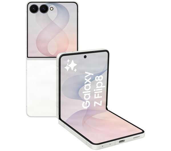 An image of SAMSUNG Galaxy Z Flip8 - 256 GB, Cream