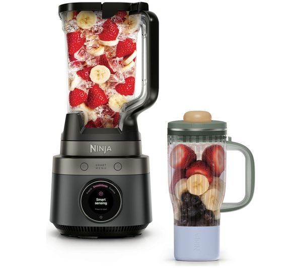 An image of NINJA LB301UKBK CrushBOSS 2-in-1 Blender Duo with BlendBOSS Tumbler - Onyx
