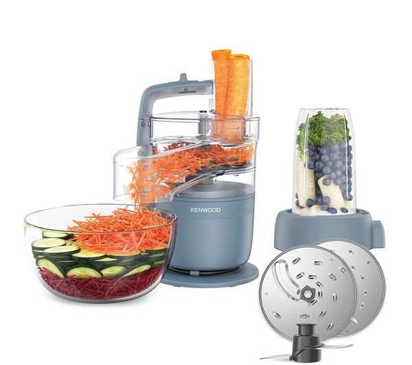 An image of KENWOOD FDP23.380.GY Multipro Go Blend Food Processor - Grey