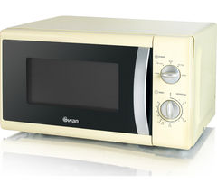 SWAN SM40010CREN Solo Microwave - Cream