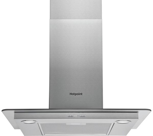 HOTPOINT PHFG7.5FABX Chimney Cooker Hood - Stainless Steel, Stainless Steel