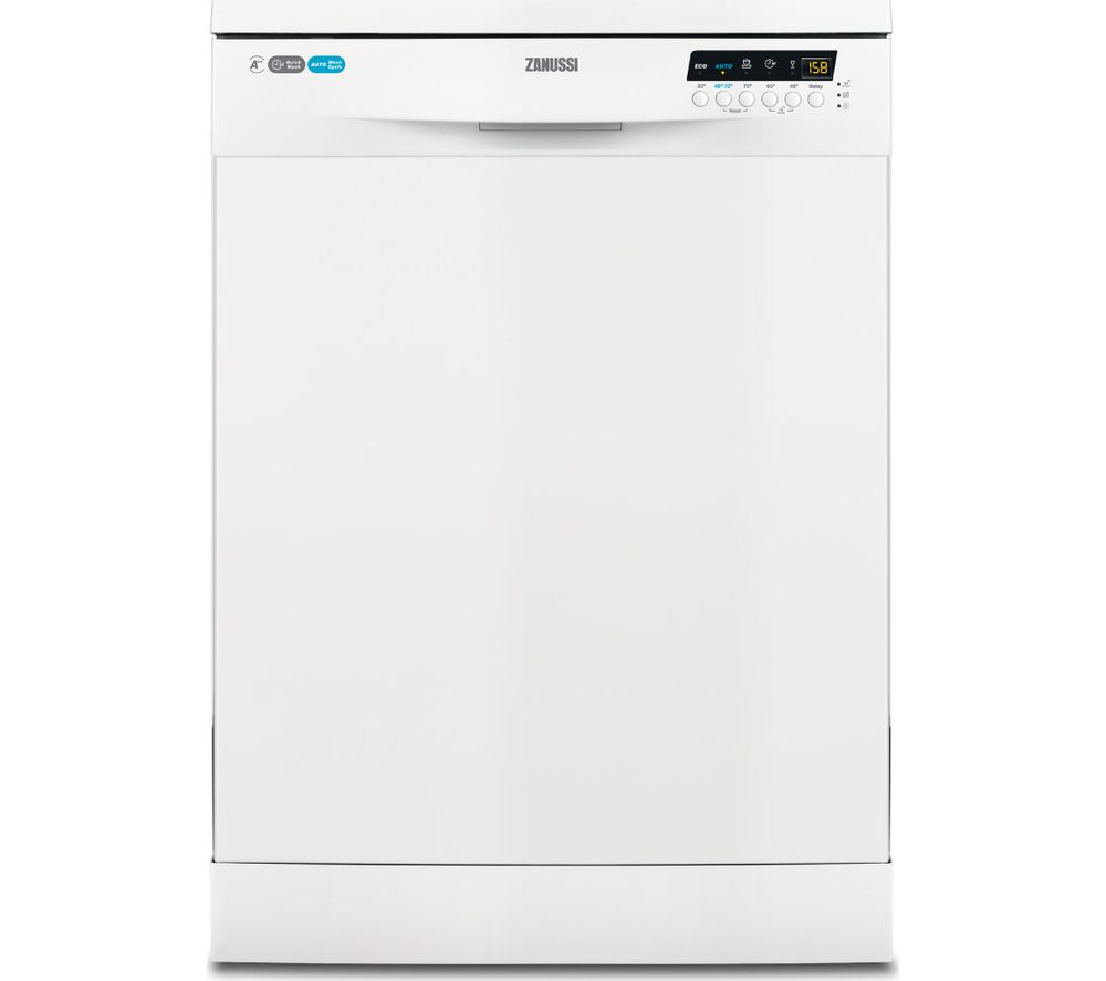 ZANUSSI ZDF26020WA Full-size Dishwasher – White, White