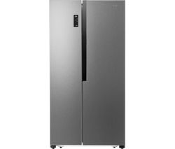 LOGIK LSBSX18 American-Style Fridge Freezer - Silver