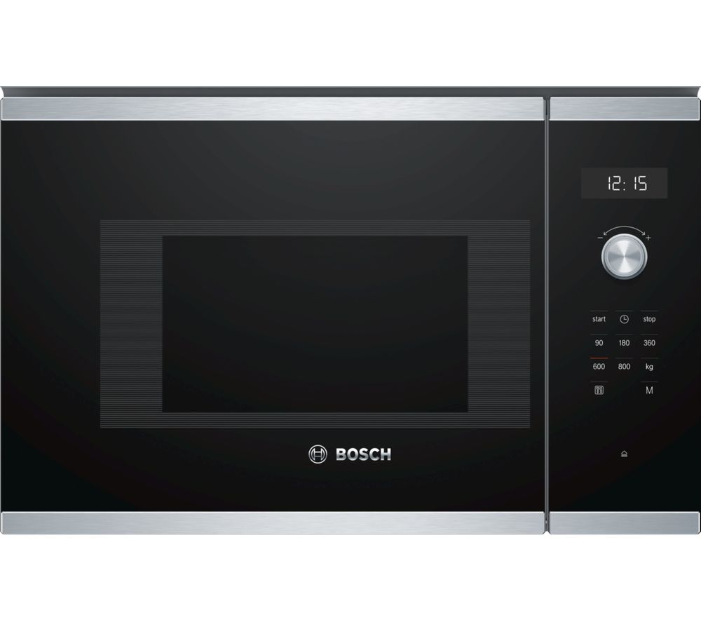 BOSCH BFL524MS0B Built-in Solo Microwave – Stainless Steel, Stainless Steel