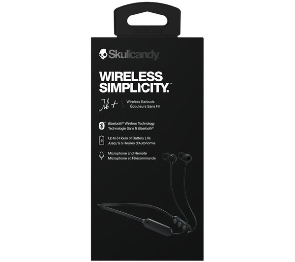 S2JPW M003 SKULLCANDY Jib Wireless Bluetooth Earphones Black