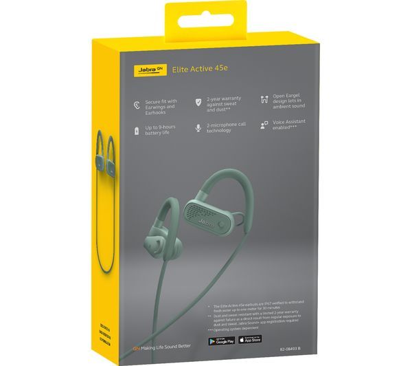 63792 JABRA Elite Active 45e Wireless Bluetooth Sports Earphones