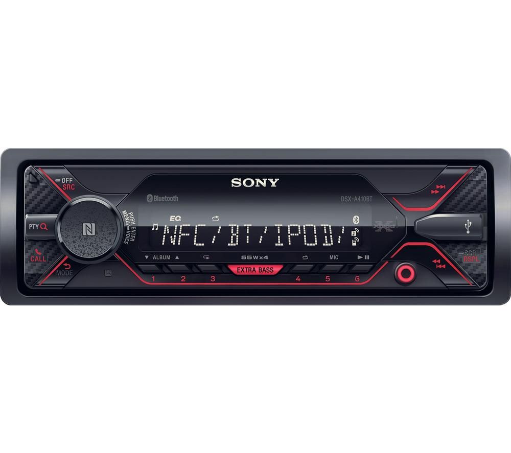 SONY DSX-A410BT Smart Bluetooth Car Radio - Black
