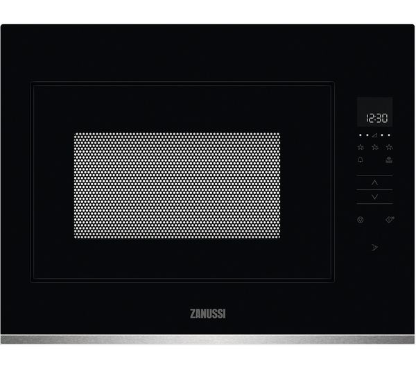 Zanussi Zmbn4sx Built In Solo Microwave Black Stainless Steel