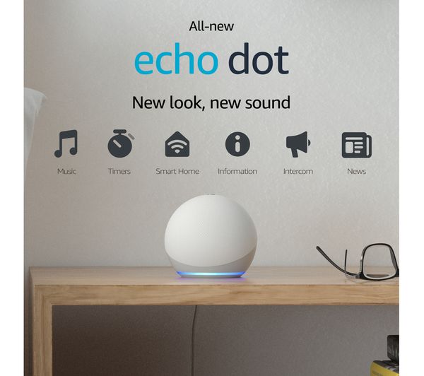 Amazon echo best sale dot white currys